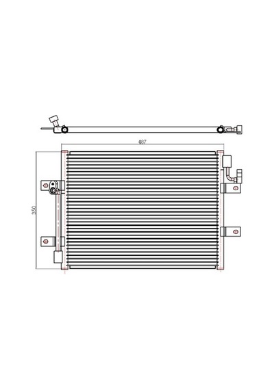 Orıs Klima Kondenseri Albea 1.3jtd 450x350x16 Orıs Cfı816016 51722816
