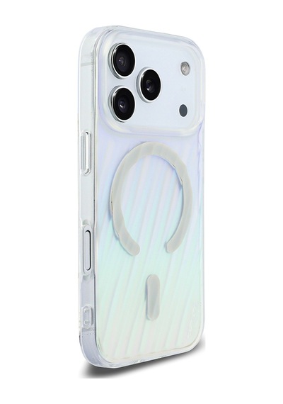 Apple Uyumlu iPhone 17 Pro  Kılıf Tumı inal Lisanslı M-safe Şarj Özellikli Dalga Tasarımlı Colorful Colorful