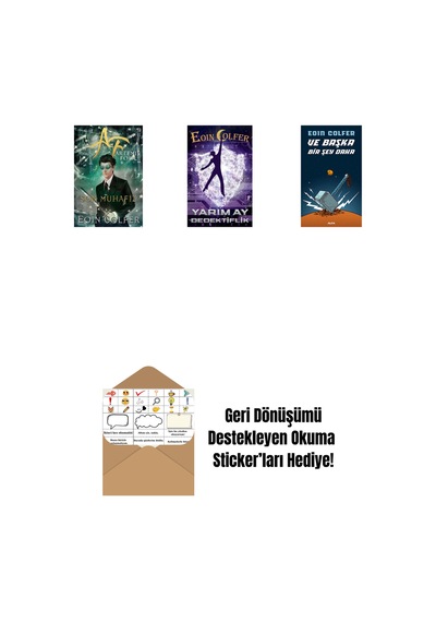 Artemis Fowl 8 - Son Muhafız + Yarım Ay Dedektiflik + Ve Başka Bir Şey Daha + Okuma Sticker'ları