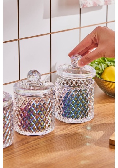 Karaca  Robby Lüsterli 3'lü Baklava Desenli Baharat Takımı 350 Ml