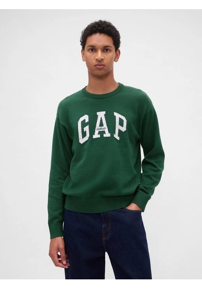 Gap 789791000 V-ıntx Gap Athletic Intarsia Rlxd Erkek Kazak Yeşil