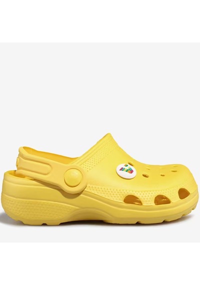 Vicco Didim Jıbbıtz Aksesuar Hediyeli Ortopedik Unisex Çocuk Terlik Sarı