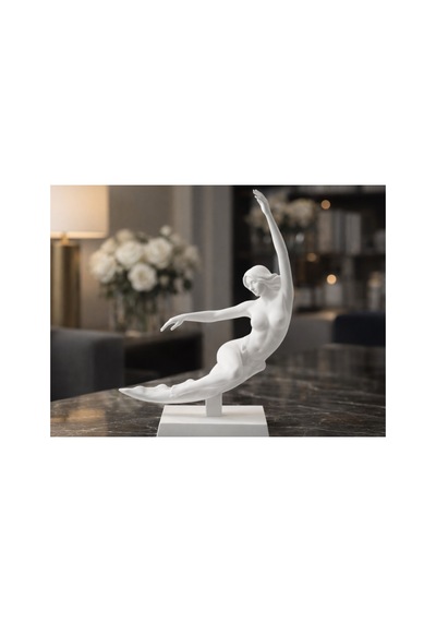 Ay Kızı Figürü- Soyut Modern Kadın Sanatı 15cm