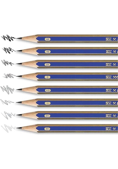 Faber Castell Dereceli Resim Çizim Kalemi Gold Faber 1221 B
