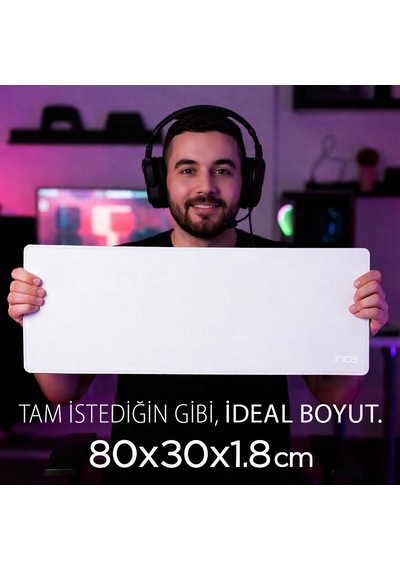 Imp-019sb Gamıng Mat Deri 800x300 Mm Xl Mousepad 80x30 Cm