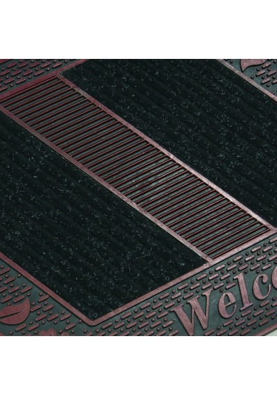 Welcome Yazılı Toz Tutma Özellikli Kauçuk Kapı Önü Paspası (507925237)