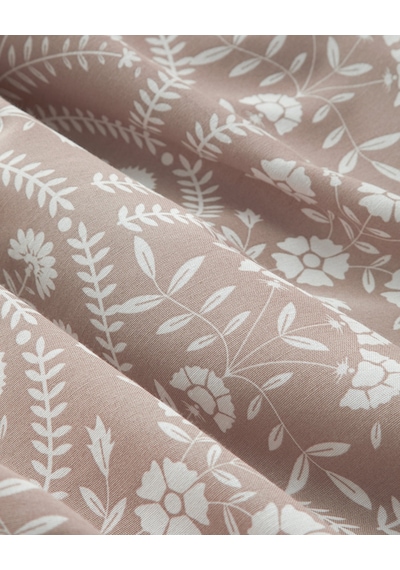English Home Garden Veil Kolay Ütülenir Çift Kişilik Nevresim Takımı 200x220 Cm Pudra Pudra