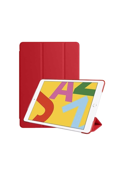 Apple Uyumlu iPad Pro 10.5 7.nesil Kılıf Arkası Silikon Pu Deri 360 Koruma Sc.