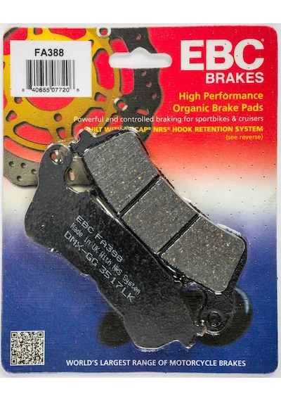 Ebc Fa388 2008-2011 Honda Xl 700 Transalp Uyumlu Ön Fren Balatası Abs Li Organik Balata