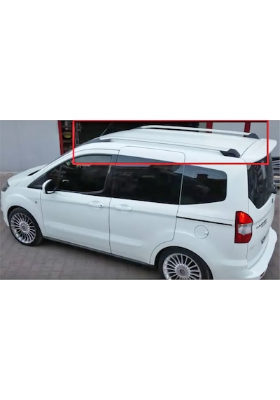Turtle Ford Courier 2014-2023 Gri Tavan Çıtası Hawk 001