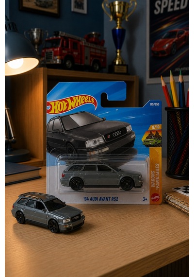 Hot Wheels '94 Audi Avant Rs2 - Wagons Serisi Regular Eski Tip Koleksiyonluk Metal Araba Çok Renkli