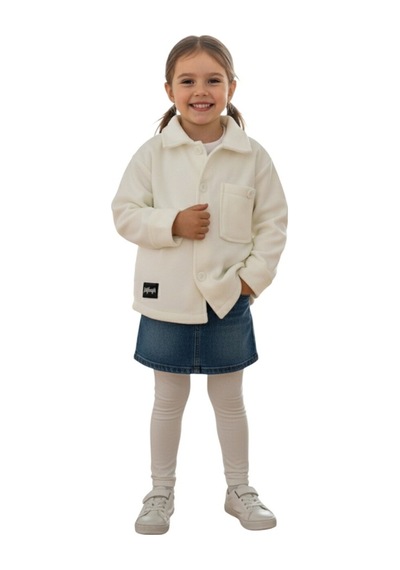 Erdem Kıds Erkek-kız Çocuk Unisex Pamuklu Günlük-casual Kışlık Polar Ceket Gömlek Ekru ekru Erdem Kıds Erkek-kız Çocuk Unisex Pamuklu Günlük-casual Kışlık Polar Ceket Gömlek Ekru ekru