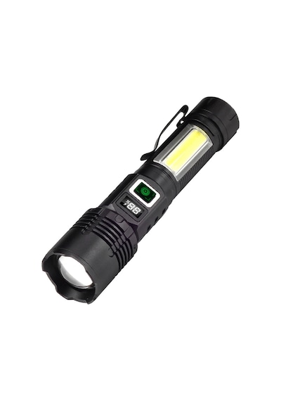 Ws-4848 1500 Lümen 15 Watt Dijital Göstergeli Mıknatıslı Şarjlı El Feneri Çok Renkli