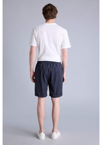 Defacto Regular Fıt Cepli Kısa Boy Poplin Alt H2742ax26spnv135 Lacivert-nv135