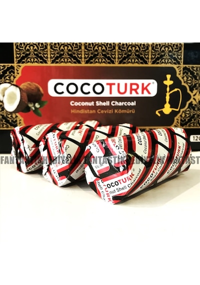Cocotürk Çakmakla Kolay Yanan Hindistan Cevizi Nargile Kömürü Köz (270508858)