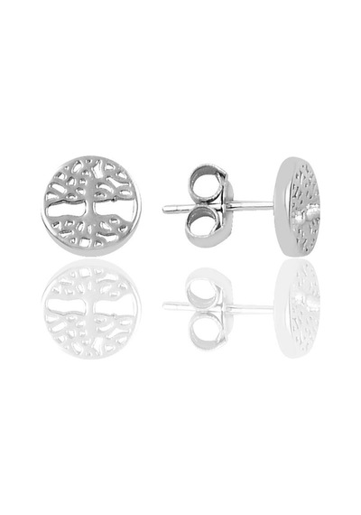 Gümüş Tuğba CennetAğaçı Modeli Mini Küpe N11.52164