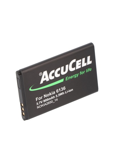 Nokia 2650 Pil Bl-4c Pil İçin Uygun Accucell Pil