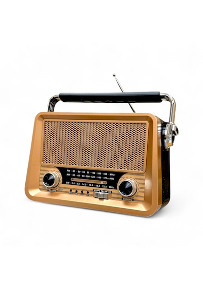 Rt-756p Nostalji Büyük Boy Radyo,asma Aparatlı Trend Nostaljik Radyo