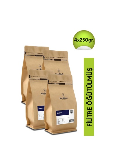 BlendBlack Barista Filtre Kahve Öğütülmüş 4 x 250 G