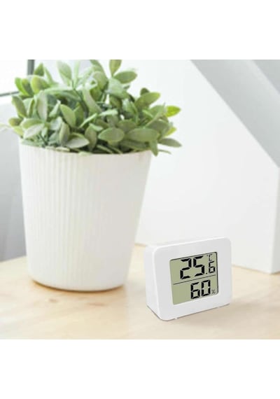 45mm Mini Nem Sıcaklık Ölçer Hava Durumu Isı Gösterge Dijital Ekran Termometre Ev Oda Ofis Kuluçka