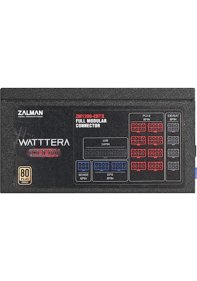 Zalman ZM1200-EBTII Watttera 1200 W 80+ Gold Aktif Güç Kaynağı