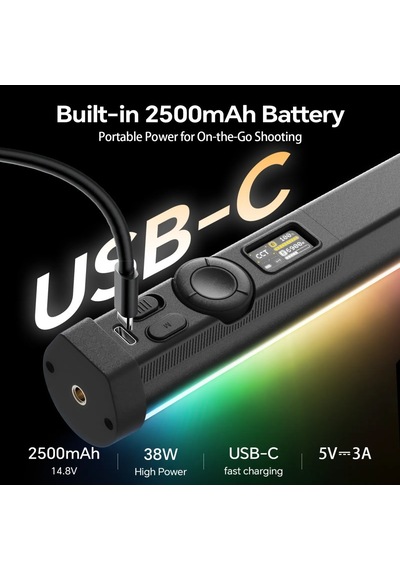 Photoolex B1200 120 Cm 38w App Kontrollü Rgb Tube Led Işık - Ls-158pl-01