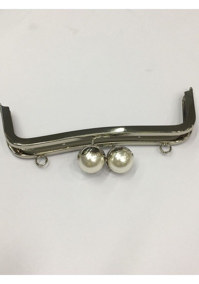 Karantuhafiye Çanta Ve Cüzdan Klipsi Burs Incili Model 20 Cm Gümüş Gümüş