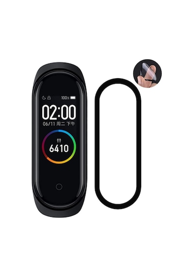 Xiaomi Mi Band 5 Ekran Koruyucu Nano Esnek Cam