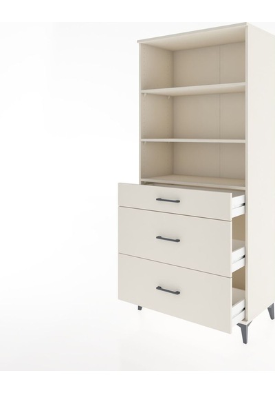 Hyperion Dolap 3 Raflı 3 Çekmeceli 88x44x195 Aytaşı-aytaşı Aytaşı