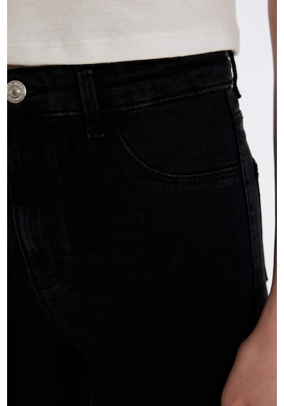 Defacto Yüksek Bel Bilek Boy Jean Pantolon C8545AX24WN Antrasit