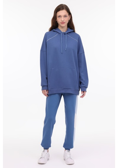 Lumberjack Wl Grace-yd 16ss129 4pr İndigo Kadın Sweatshirt 000000000101700983 Mavi