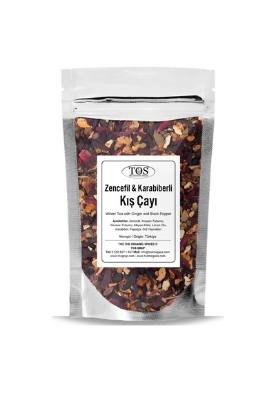 Tos The Organic Spices Zencefil ve Karabiberli Kış Çayı 100 G
