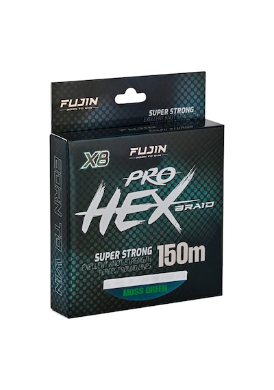 Fujin Pro Hex 8x 150mt. Moss Green İp Misina 0.16 MM