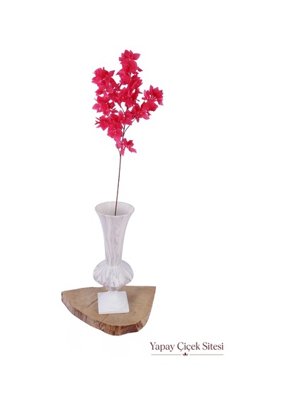 Yapay Çiçek Sitesi Yapay Begonvil Çiçeği Dalı 85 Cm Fuşya Pembe