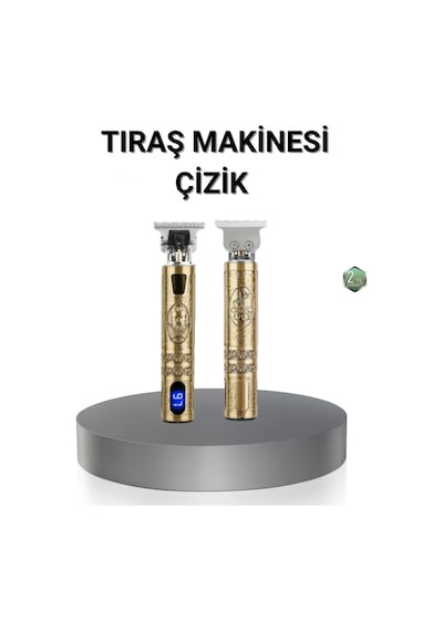 Kablosuz Şarjlı Profesyonel Tıraş Makinesi 1800 Mah Lityum Pil