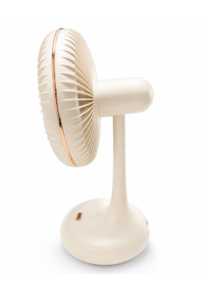 Şarjlı Mini El Fanı Masaüstü Fan 3 Kademeli 5 Kanatlı Oynar Başlıklı Vantilatör Klima Fan 1200mah Usb Şarj