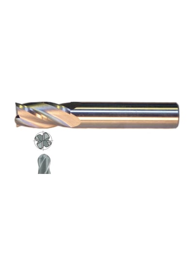 Fett 8mm Mastercut Standart Sert Metal 4 Ağızlı Küresel Karbür Parmak Frezesi