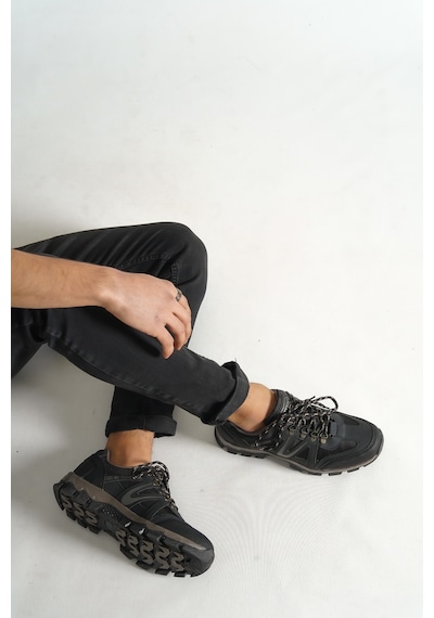 Outdoor Trekking Spor Erkek Ayakkabı Siyah Renk Çok Renkli