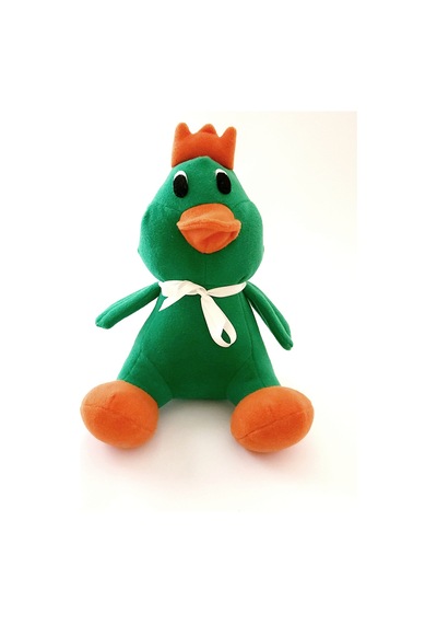 Joytoytr Peluş Ördek Oyuncak 30 Cm Oyun Arkadaşı Yerli Üretim Yeşil