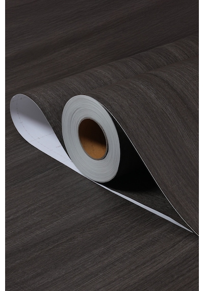 Yapışkanlı Folyo - Premium Ahşap Koyu Meşe Kaplama Kağıdı - Mobilya Duvar Kapı - 120cm Geniş - Pw719 120 X 400 Cm