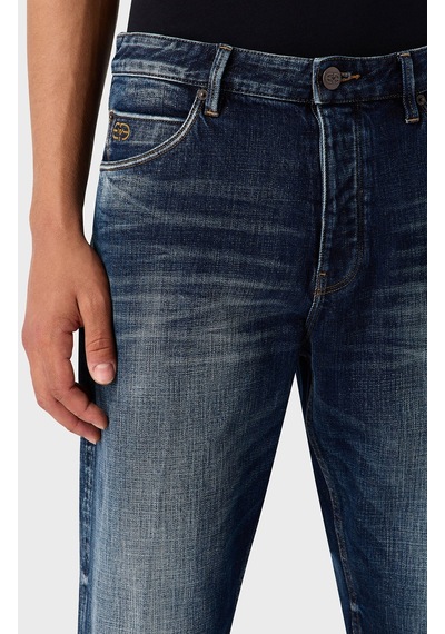 Emporio Armani Erkek Kot Pantolon 6r1j69 1dqtz 0942 Koyu Mavi