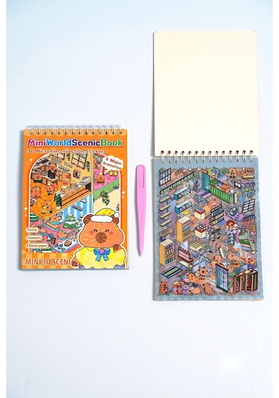 Capybara Desenli 5 Parça İlkokul Ortaokul Çanta Seti - Sırt Beslenme Çantası Kalemlik Defter Sticker Kahverengi