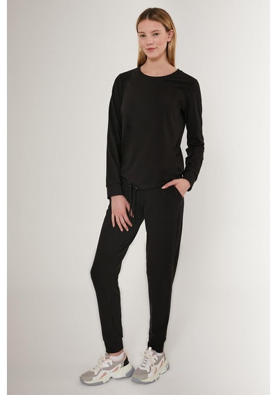 Pierre Cardin 8749 Embroidered Kadın Uzun Kol Pijama Takım 001