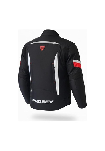 Prosev Ce2150 4 Mevsim Motosiklet Montu Siyah-kırmızı Motorcu Mont