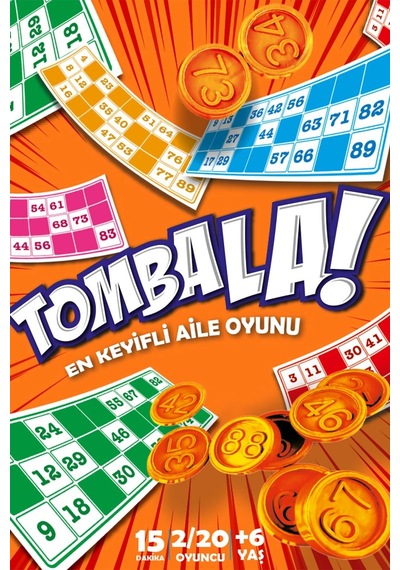 Tombala Yılbaşı Kutu Oyunu Çok Renkli
