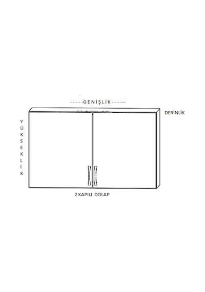 Remora Mobilya Çok Amaçlı Farklı Ölçü Özel Dolap