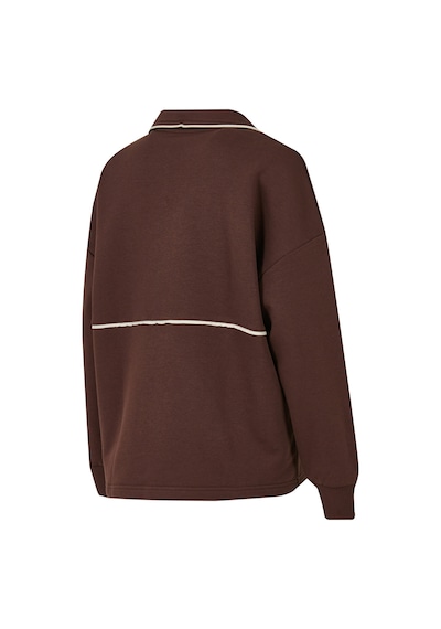New Balance Nb Lifestyle Kadın Sweatshirt Wnc3402-eas Kahverengi