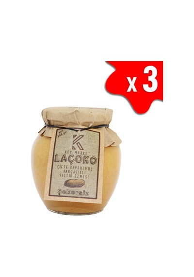 Laçoko Çifte Kavrulmuş Parçacıklı Yer Fıstığı Ezmesi 1050 G