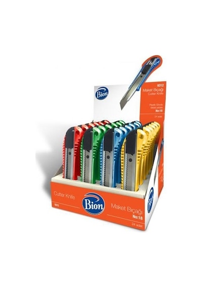 Maket Bıçağı Geniş Mas Bion 9312 Metal Ağızlı
