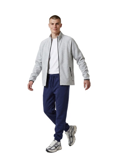 Sportive Elio Full-zip Erkek Gri Günlük Stil Eşofman Üstü 26ye0001-kml